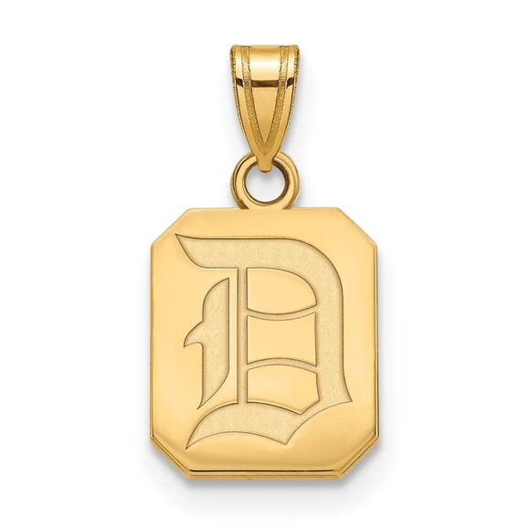 10k Yellow Gold Duquesne U Small Pendant - Picture 1 of 3